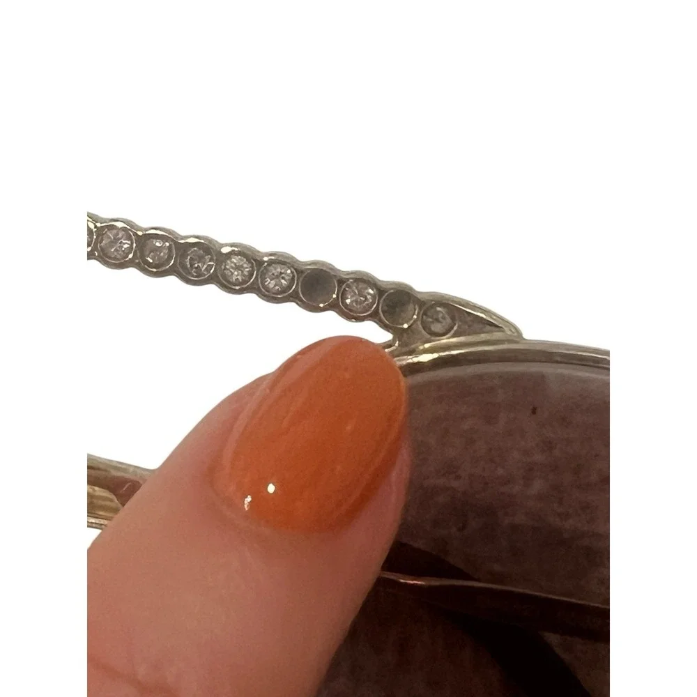 Miu Miu by Prada Round Crystal Brow Tinted Gold Brown Sunglasses SMU 52V ZVN-QZ9